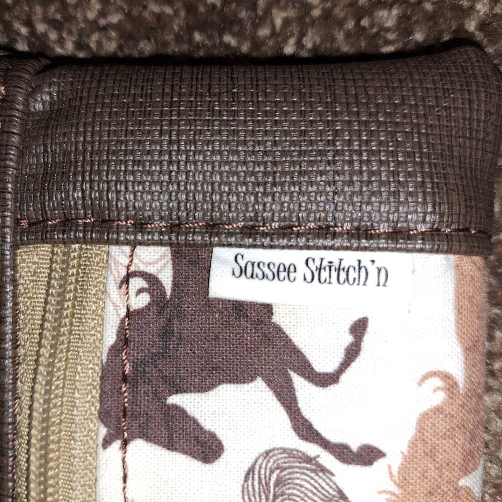 Horse/Equestrian Themed Zippered Coin Purse/Credit Card Holder & Ornament - Picture 4 of 10
